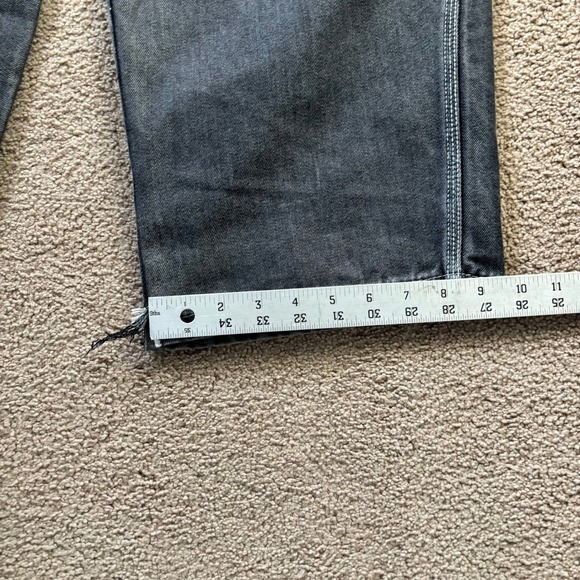 Vintage Jordin Sportswear Jeans Mens 44x34(31) Black Faded HipHop Baggy 90's Rap - Picture 9 of 14